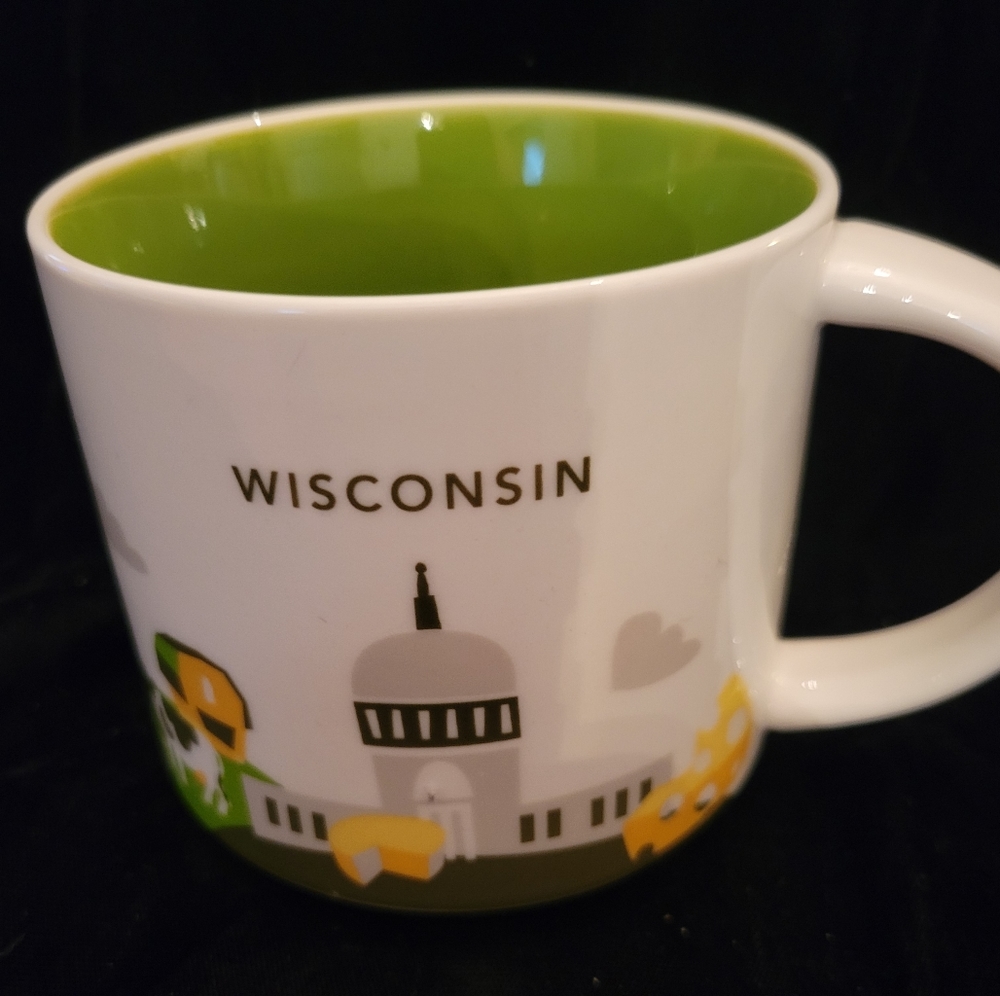 Starbucks You Are Here Mug Wisconsin. Collectable Mug.